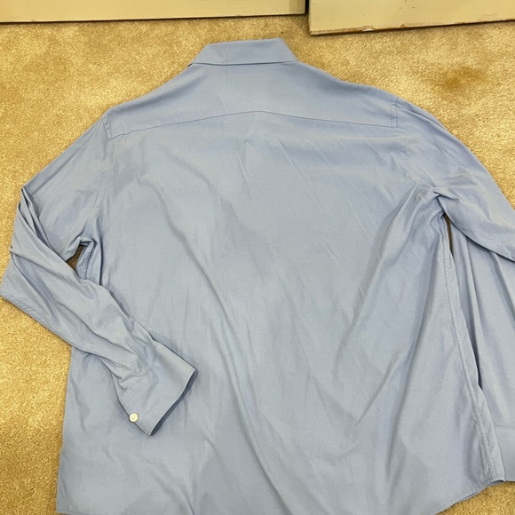 Peter Millar pale blue mens button down, size XL - Picture 3 of 8